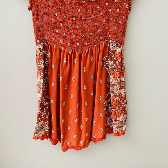 Altar'd State Off The Shoulder Top Rust Sz Small - Picture 6 of 8